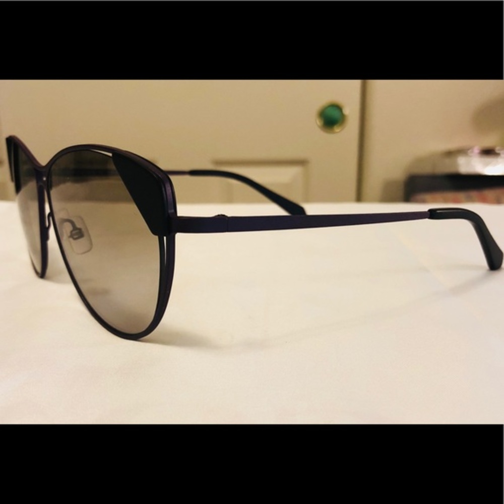 New Veronika Wildgruber Dark Purple Sunglasses